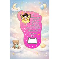 Kişiye Özel Bebek Açacak Magnet 10x6,5 cm – UV Baskılı Hoş Geldin Bebek Hediyeliği (10’lu Paket)