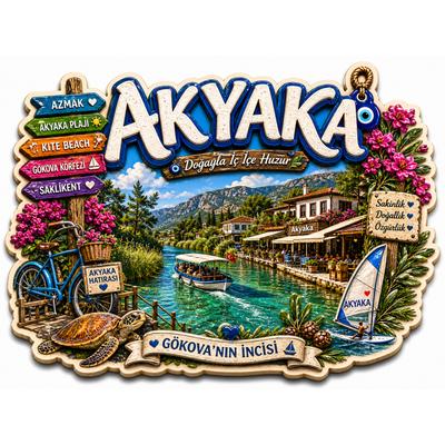 Toptan Akyaka Temalı Magnet 250 adet