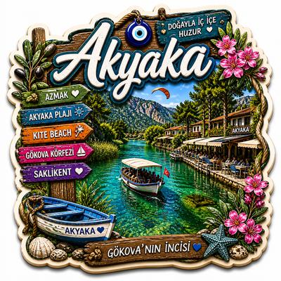 Toptan Akyaka Temalı Magnet 250 adet
