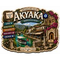 Toptan Akyaka Temalı Magnet 250 adet