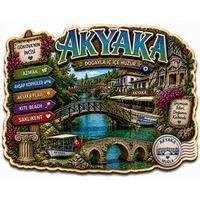 Toptan Akyaka Temalı Magnet 250 adet