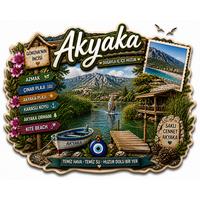 Toptan Akyaka Temalı Magnet 250 adet