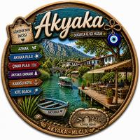 Toptan Akyaka Temalı Magnet 250 adet