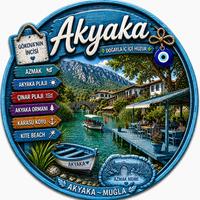 Toptan Akyaka Temalı Magnet 250 adet