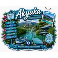 Toptan Akyaka Temalı Magnet 250 adet