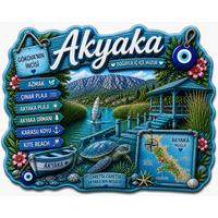 Toptan Akyaka Temalı Magnet 250 adet