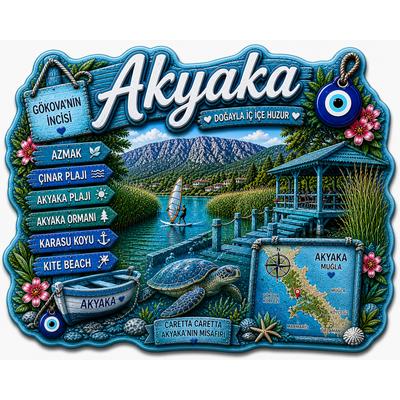 Toptan Akyaka Temalı Magnet 250 adet