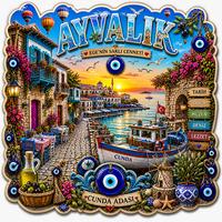 Toptan Ayvalık Temalı Magnet 250 adet