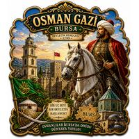Toptan Bursa Osman Gazi Temalı Magnet 250 adet