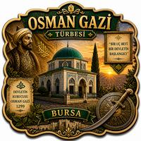Toptan Bursa Osman Gazi Temalı Magnet 250 adet