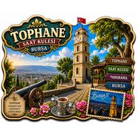 Toptan Bursa Tophane Temalı Magnet 250 adet