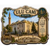 Toptan Bursa Ulucami Temalı Magnet 250 adet