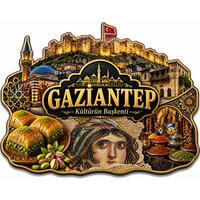 Toptan Gaziantep Temalı Magnet Modeli 500 Adet