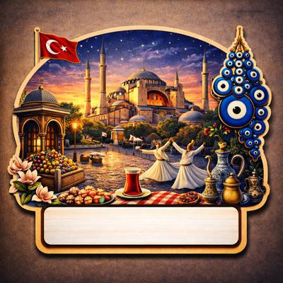 Toptan İstanbul Temalı Magnet 1000 adet