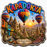 Toptan Kapadokya Temalı Magnet 250 adet