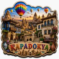Toptan Kapadokya Temalı Magnet 250 adet