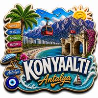 Toptan Konyaaltı Temalı Magnet 250 adet