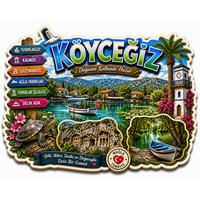 Toptan Köyceğiz Temalı Magnet 250 adet