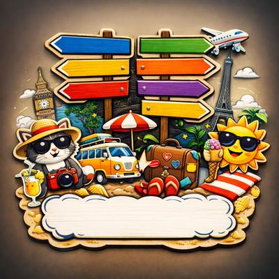 Toptan Tatil Temalı Yön Magnet Özleştirilebilir 1000 Adet