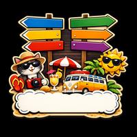 Toptan Tatil Temalı Yön Magnet Özleştirilebilir 100 Adet