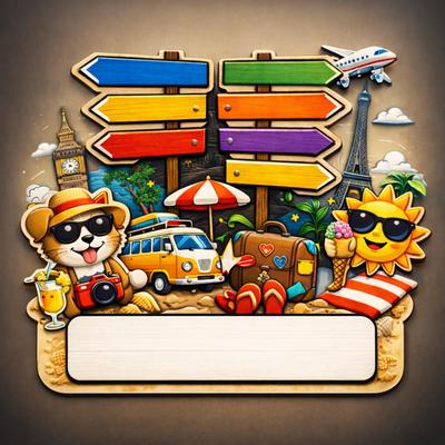 Toptan Tatil Temalı Yön Magnet Özleştirilebilir 1000 Adet